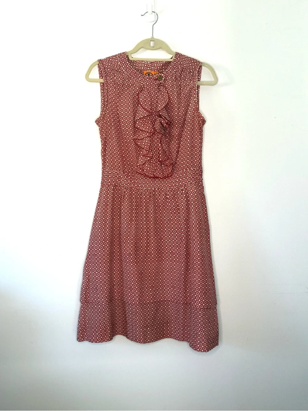 Tory Burch Sleeveless Ruffle Front Dress - Sz. 6